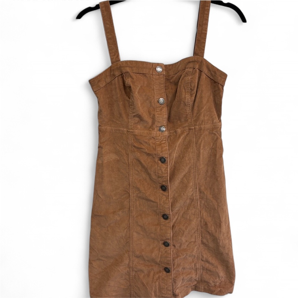 Hollister Brown Button-Down Dress